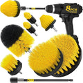 8-Piece Drill Brush Attachment Set – Power Scrubbing Made Easy